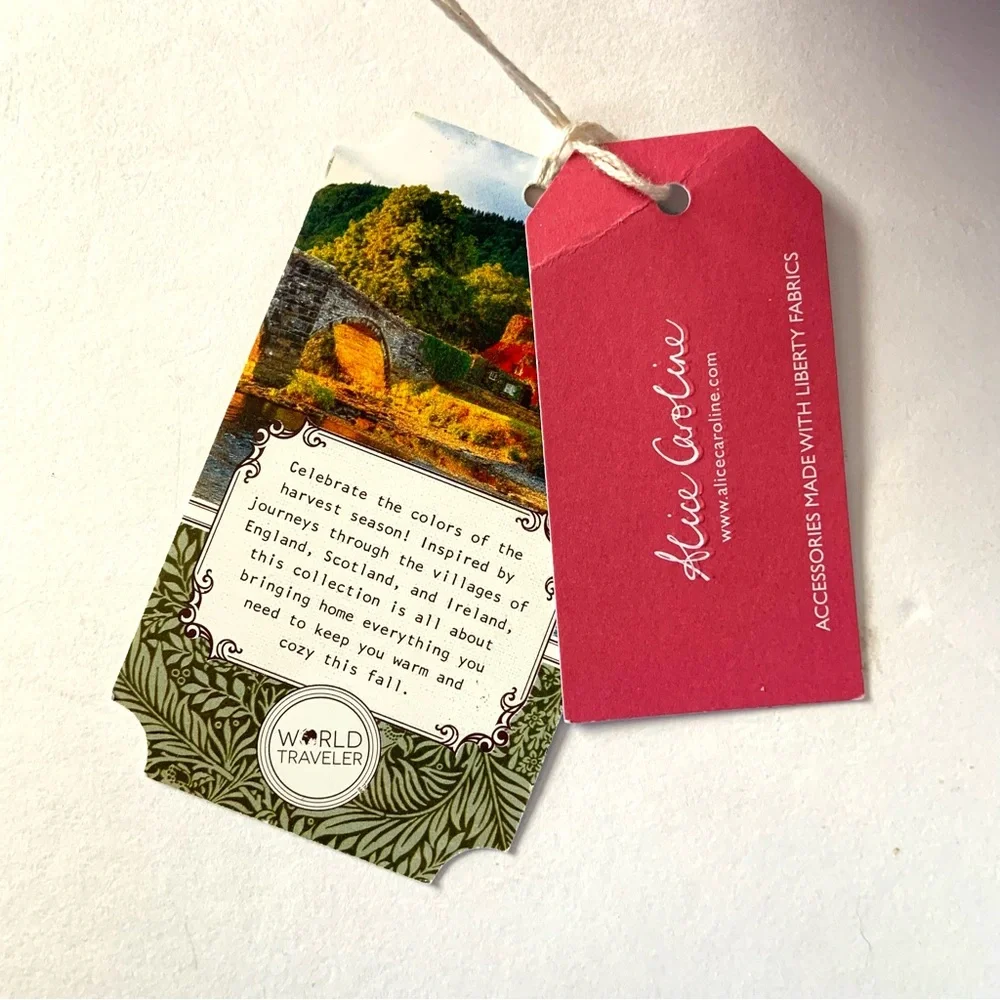 Liberty London Pillow Wiltshire Stars Print Alice Caroline 16x16 Velvet Back Red - Picture 4 of 7